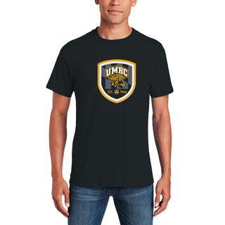 UMBC Retrievers Shield Logo Soccer T-Shirt - Black