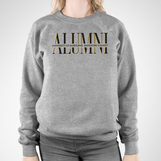 UMBC Retrievers Classic Alumni Sweatshirt - Sport Grey
