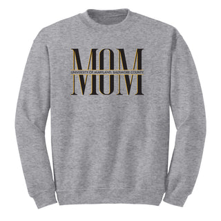 UMBC Retrievers Classic Mom Sweatshirt - Sport Grey