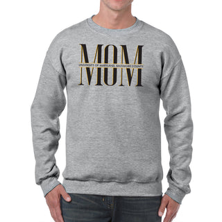 UMBC Retrievers Classic Mom Sweatshirt - Sport Grey