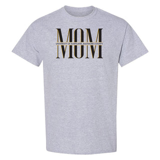 UMBC Retrievers Classic Mom T-Shirt - Sport Grey