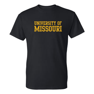 Missouri Tigers Basic Block T-Shirt - Black