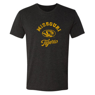 Missouri Tigers Retro Script NLA Triblend T-Shirt - Vintage Black