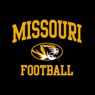 Missouri Tigers Arch Logo Football T-Shirt - Black