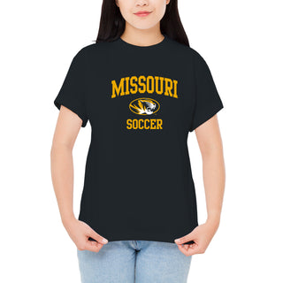 Missouri Tigers Arch Logo Soccer T-Shirt - Black
