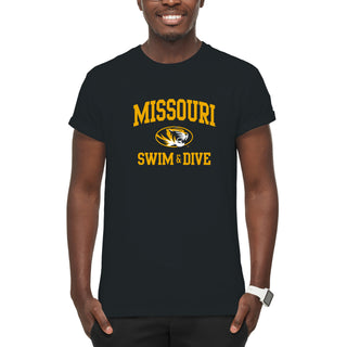 Missouri Tigers Arch Logo Swim & Dive T-Shirt - Black
