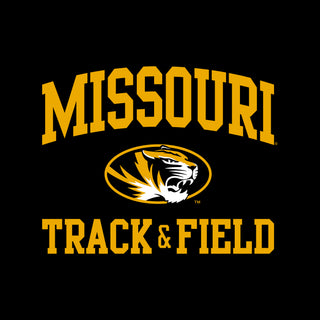 Missouri Tigers Arch Logo Track & Field T-Shirt - Black