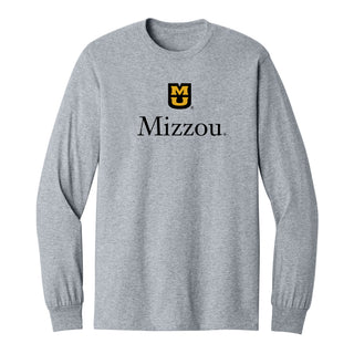University of Missouri Institutional Logo Long Sleeve - Sport Grey