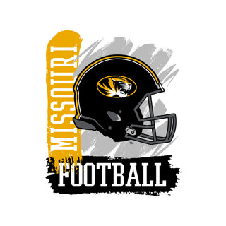 Missouri Tigers 90s Big Print JA BTB Fleece Crewneck - White