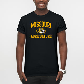 Missouri Tigers Arch Logo Argiculture T-Shirt - Black