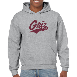 Montana Grizzlies Script Logo JA BTB Hoodie - Oxford