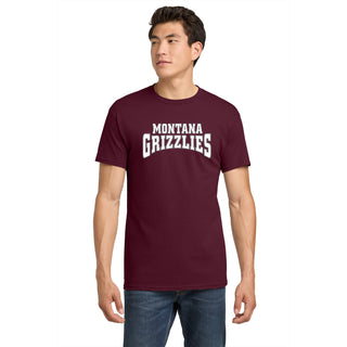 Montana Grizzlies Front Back Print T-Shirt - Maroon
