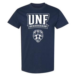 North Florida Ospreys Arch Logo Soccer T-Shirt - Navy