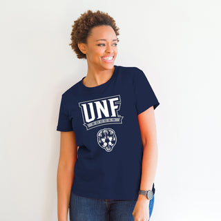 North Florida Ospreys Arch Logo Soccer T-Shirt - Navy