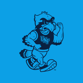 North Florida Fierce Ozzie Mascot Logo Youth T-Shirt - Sapphire