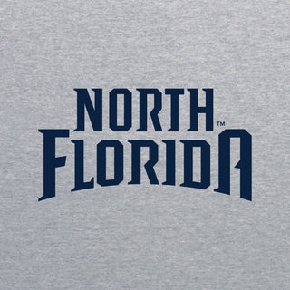 North Florida Athletic Wordmark Crewneck - Sport Grey