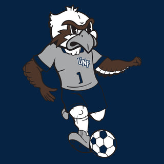 North Florida Ospreys Soccer Mascot LC Zip Hoodie - Navy