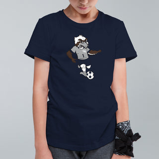 North Florida Ospreys Soccer Mascot Youth T-Shirt - Navy