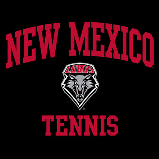 New Mexico Lobos Arch Logo Tennis Hoodie - Black