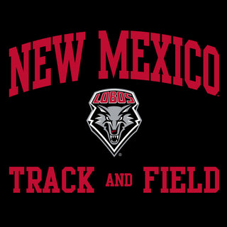 New Mexico Lobos Arch Logo Track & Field Hoodie - Black