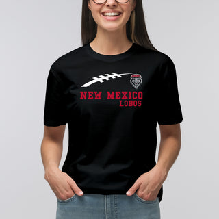 New Mexico Lobos Football Horizon T-Shirt - Black