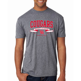 Houston Ribbon Flight NLA Triblend T-Shirt - Premium Heather