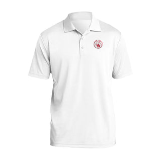 Houston Basketball Outline LC EMB Polo - White
