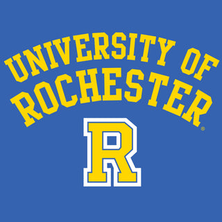 University of Rochester Yellowjackets Arch Logo Short Sleeve T Shirt - Royal