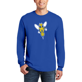 University of Rochester Yellowjackets Primary Logo Long Sleeve T-Shirt - Royal