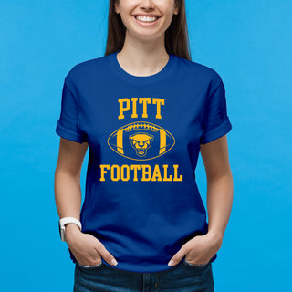 Pittsburgh Panthers Classic Football Arch T-Shirt - Royal