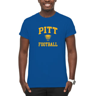 Pittsburgh Arch Logo Football T-Shirt - Royal