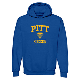 Pittsburgh Arch Logo Soccer Hoodie - Royal
