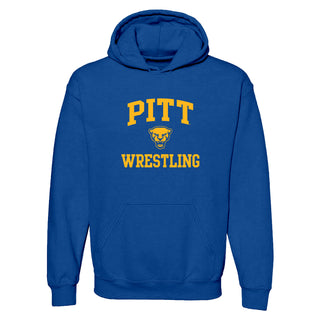 Pittsburgh Arch Logo Wrestling Hoodie - Royal