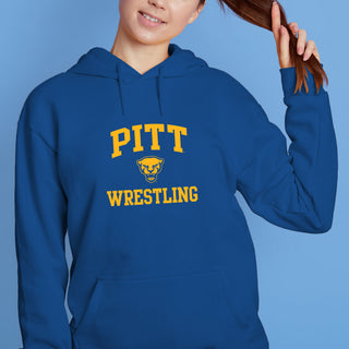 Pittsburgh Arch Logo Wrestling Hoodie - Royal