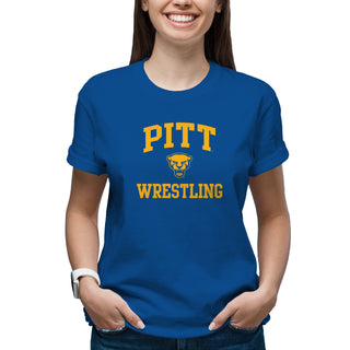 Pittsburgh Arch Logo Wrestling T-Shirt - Royal