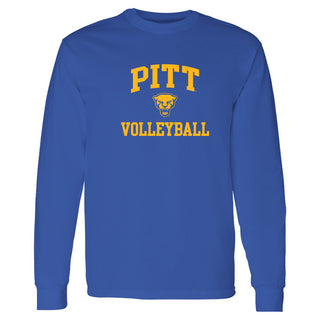 Pittsburgh Arch Logo Volleyball Long Sleeve - Royal