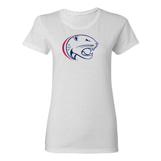 South Alabama Jaguars Primary Logo Womens T Shirt - White