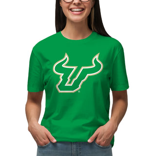 South Florida Bulls Primary Logo T-Shirt - Irish Green