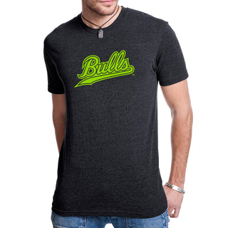 South Florida Script Logo Triblend T-Shirt - Vintage Black