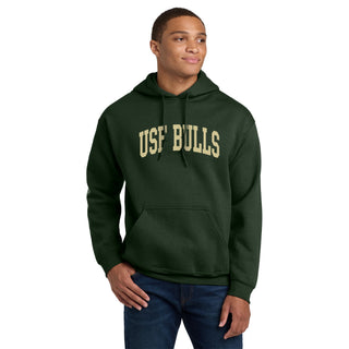 South Florida Front Back Print Hoodie - Forest