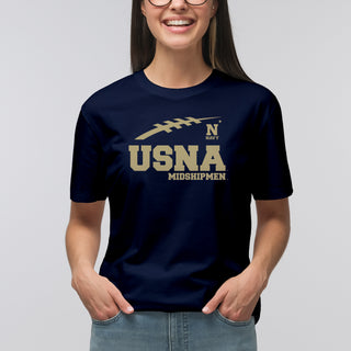 US Naval Academy Midshipmen Football Horizon T-Shirt - Navy