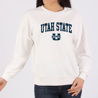Utah State Aggies Arch Logo Crewneck