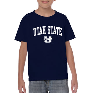 Utah State Aggies Arch Logo Youth T-Shirt