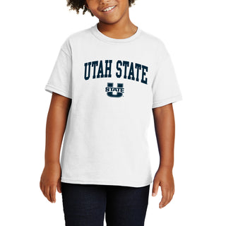Utah State Aggies Arch Logo Youth T-Shirt