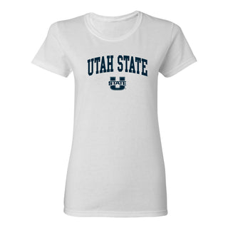 Utah State Aggies Arch Logo Womens T-Shirt