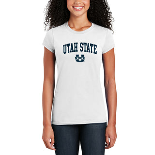 Utah State Aggies Arch Logo Womens T-Shirt