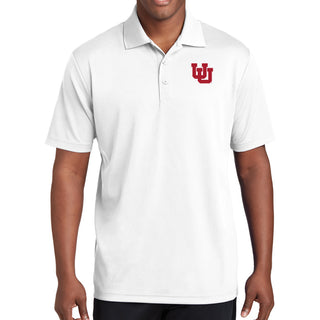 Utah Utes Primary Logo Left Chest Polo - White