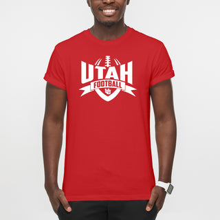 Utah Utes Football Rush T-Shirt - Red