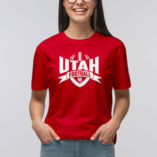 Utah Utes Football Rush T-Shirt - Red