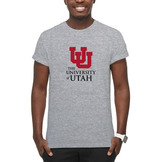 Utah Institutional Logo T-Shirt - Sport Grey